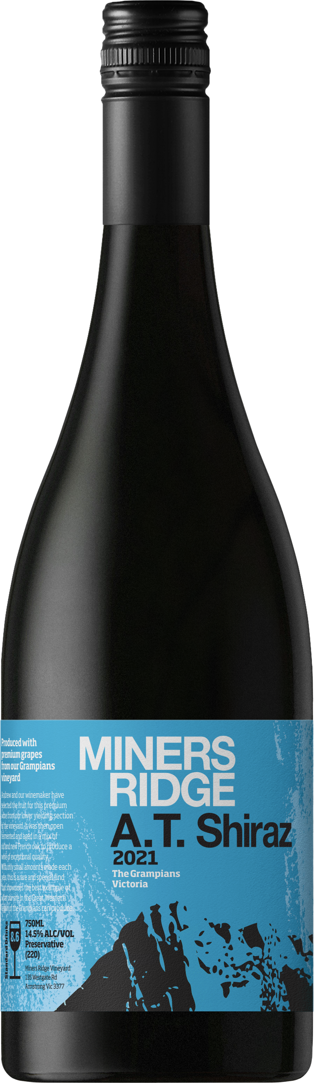 Miners Ridge A.T. Shiraz 2021 Grampians